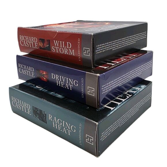 Lot Of 3 Richard Castle Nikki Heat Derrick Storm Thriller Audio CDs Audiobooks - Picture 4 of 7